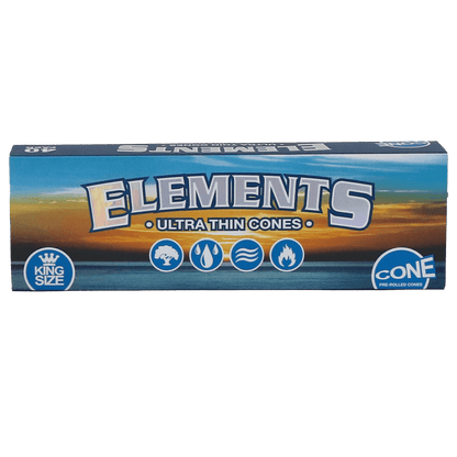 Elements Ultra Thin Rice Cones King Size – 40 Stück