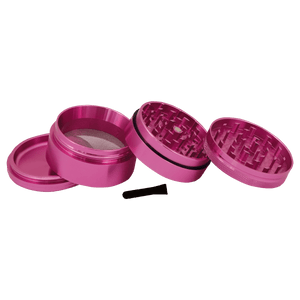 Elements Aluminium Grinder Pink - Large